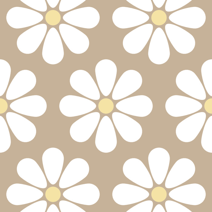Bloom a cute garden on any wall in your home with our Daisy Chain Peel And Stick Removable Wallpaper.