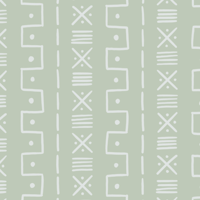 Our Mudcloth Pattern Peel And Stick Removable Wallpaper is sure to create a unique accent wall for any room in your home.