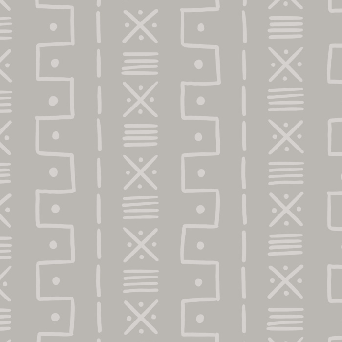 Our Mudcloth Pattern Peel And Stick Removable Wallpaper is sure to create a unique accent wall for any room in your home.