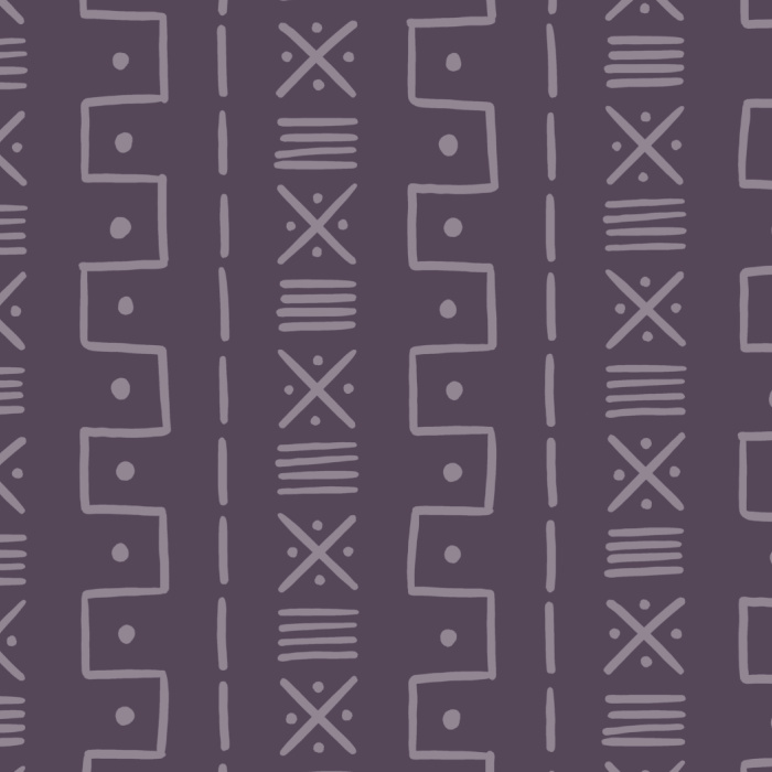 Our Mudcloth Pattern Peel And Stick Removable Wallpaper is sure to create a unique accent wall for any room in your home.