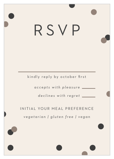 Gather a headcount with our Party Party Response Cards.