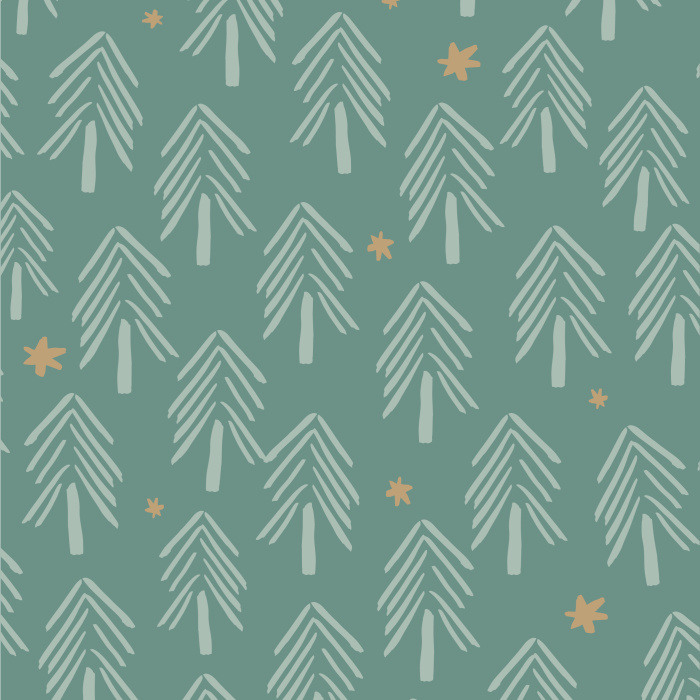 Add a cute botanical design to your child's walls with our Winter Trees Peel And Stick Removable Wallpaper.