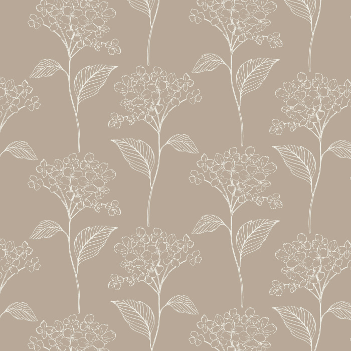 Create a stunningly beautiful atmosphere with our Dainty Hydrangea Wallpaper. 