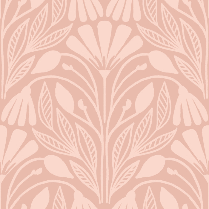 Create a whimsically enchanting experience in any room with our Meadow Damask Wallpaper. 