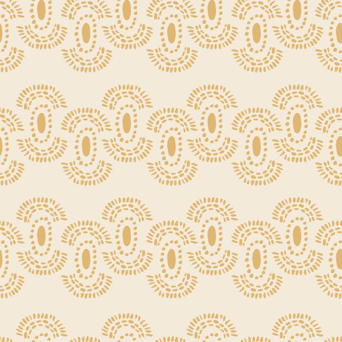Add a touch of bohemian flair with our Pattern Beige Wallpaper. 