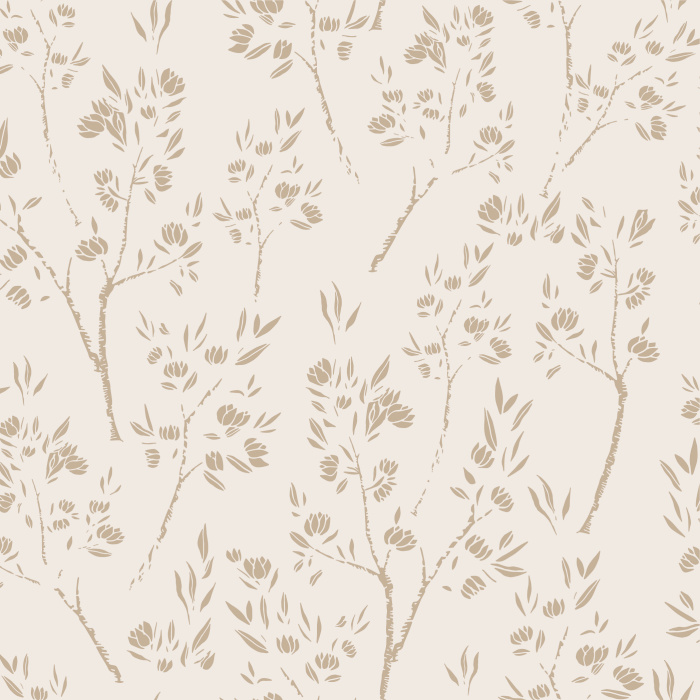 Create a botanical statement on your walls with our Delicate Forest Peel And Stick Removable Wallpaper.