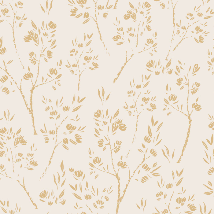 Create a botanical statement on your walls with our Delicate Forest Peel And Stick Removable Wallpaper.