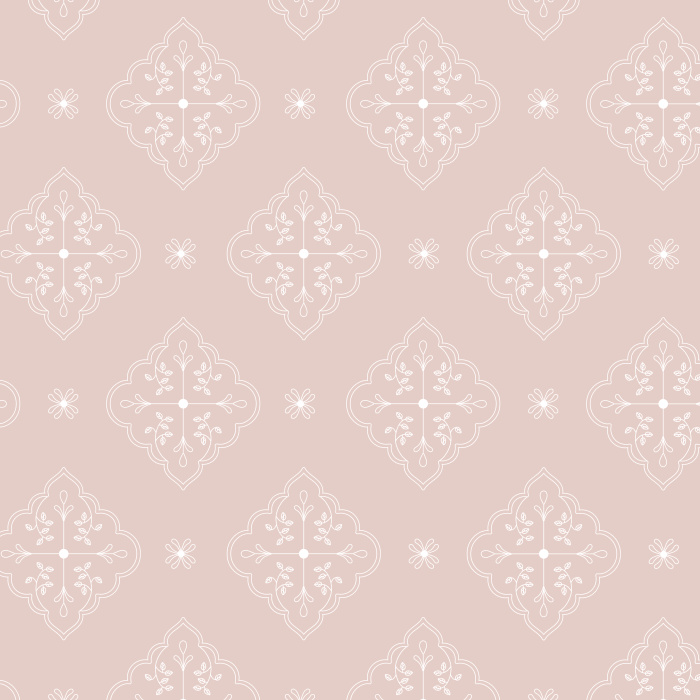 Create a charmingly sophisticated atmosphere with our Moroccan Medallion Peel And Stick Removable Wallpaper.