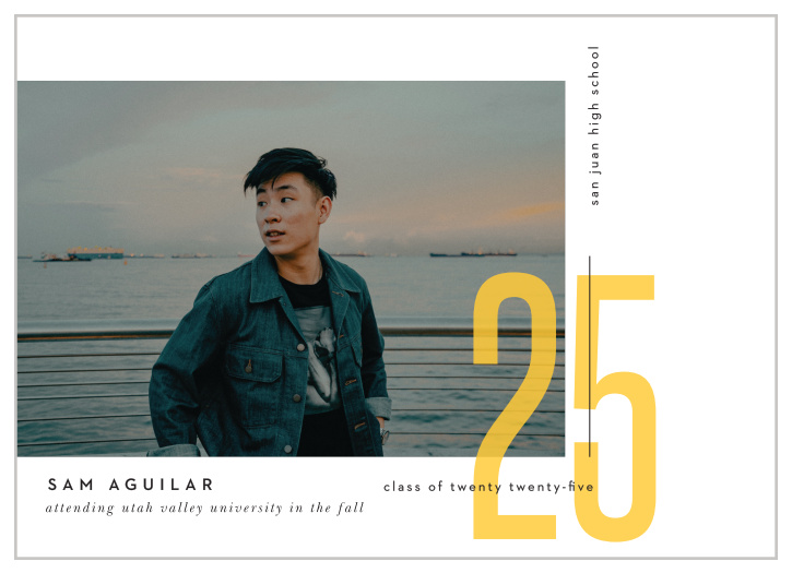 Our Stated Year Graduation Announcements inform family and friends of your academic achievement.