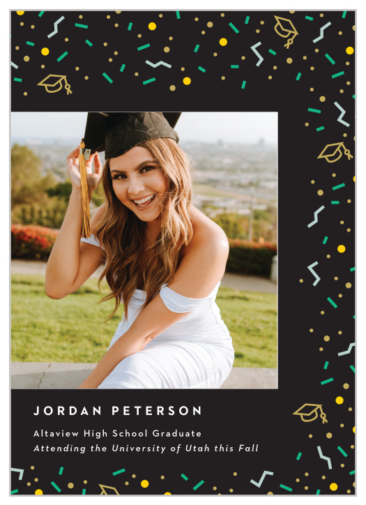 Announce your big day with our Funky Pattern Graduation Announcements.