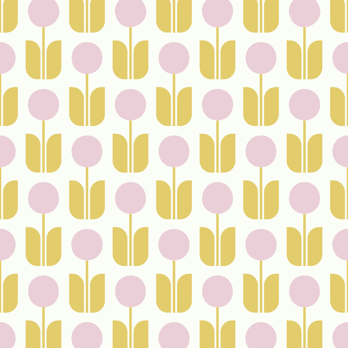 Mod Blossoms Wallpaper
