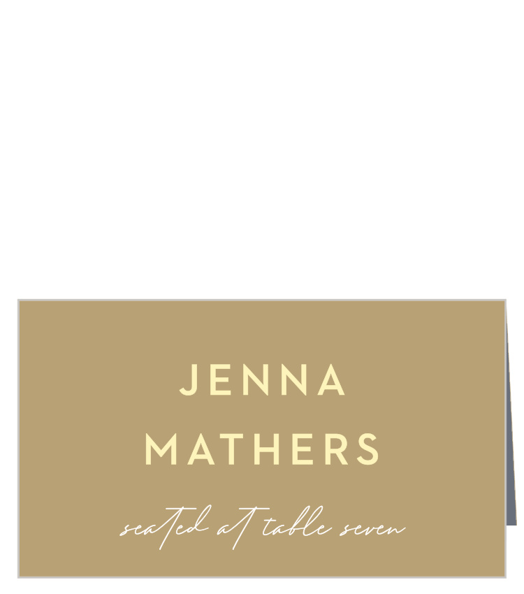 Minimal Stack Place Cards
