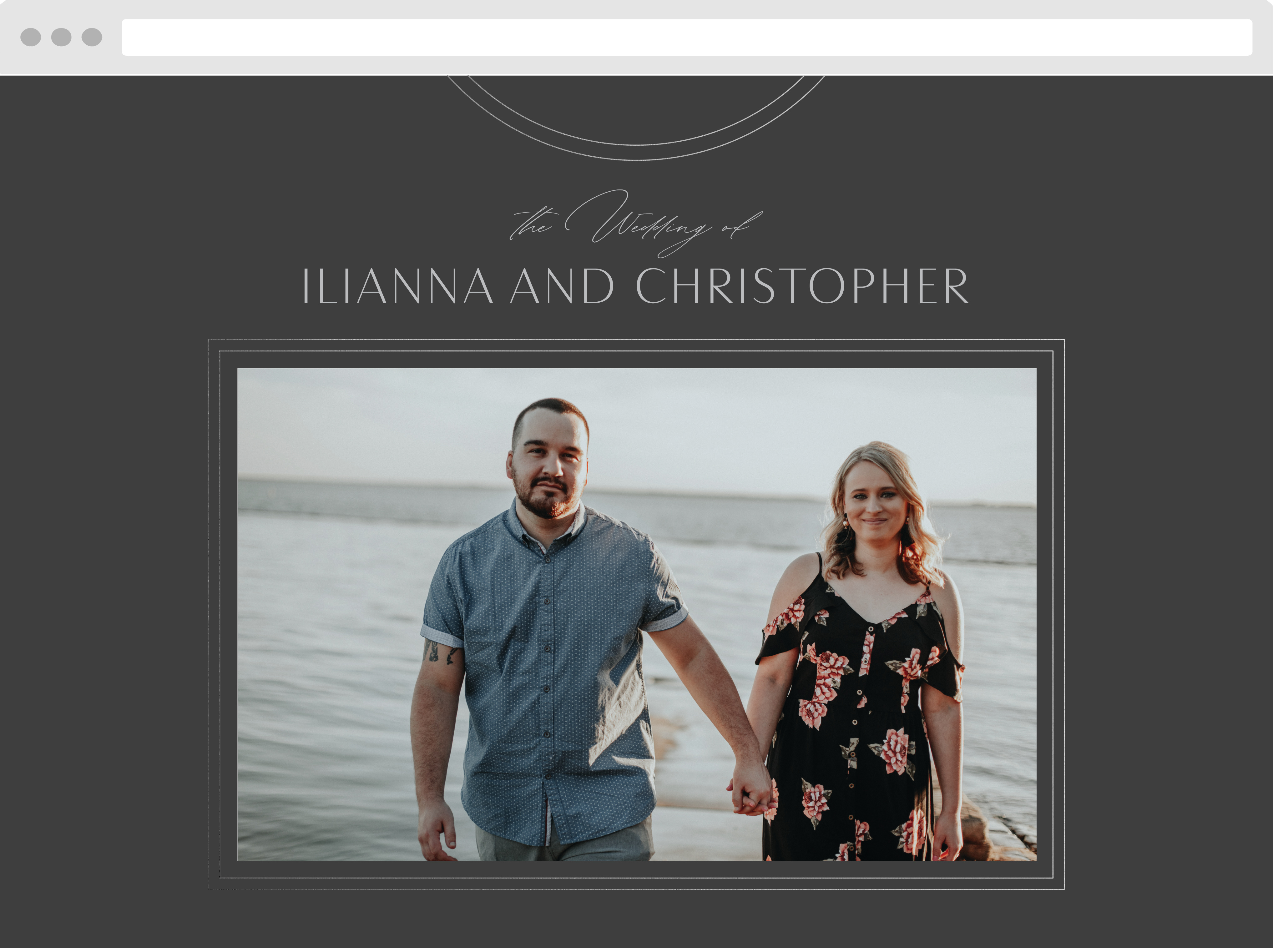 Ring Simplicity Wedding Website