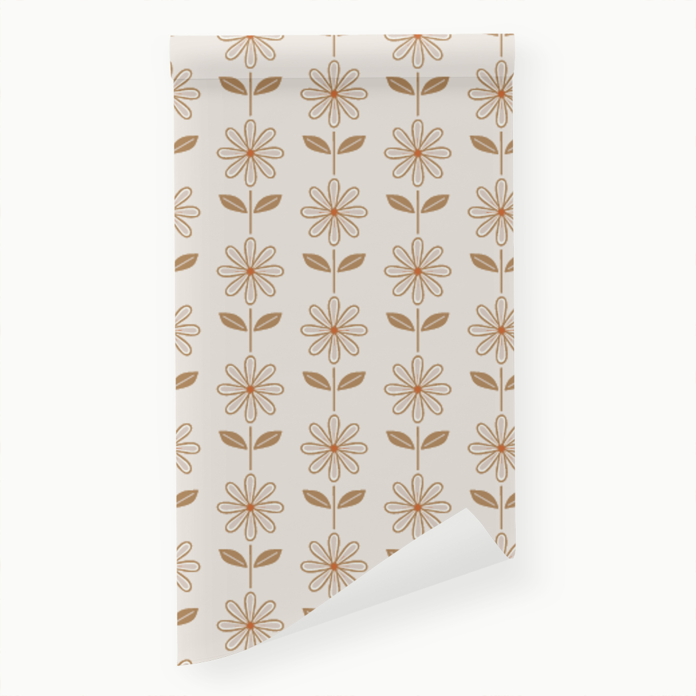 Retro Daisy Peel And Stick Removable Wallpaper | Love vs. Design
