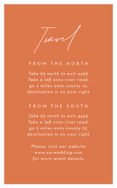 Embrace your hip, stylish side with our Color Split Direction Cards. 