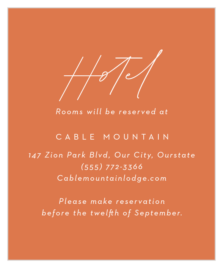 Color Split Accommodation Cards
