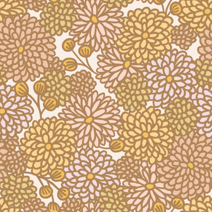 Add a playful feeling to any room with the colorful doodle-like blossoms of our Busy Blooms Peel And Stick Removable Wallpaper.