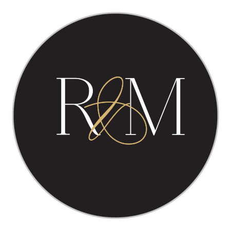 Bold Initials Wedding Stickers