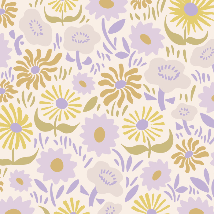 Give any room in your house a blossoming touch-up with our Fresh As Daisies Peel and Stick Wallpaper.