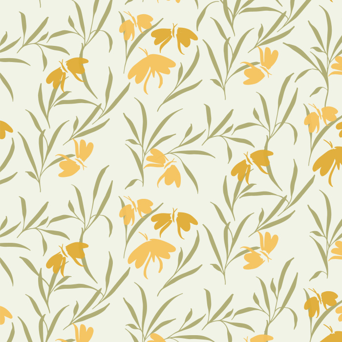 Add the perfect accent wall to your child's room with our Butterfly Garden Peel and Stick Wallpaper.