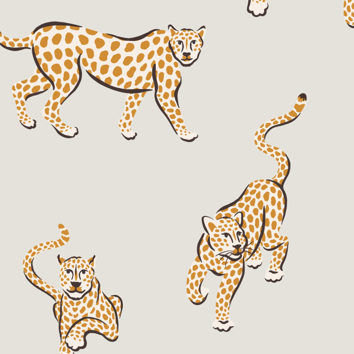 Our Luscious Leopards Peel and Stick Wallpaper brings a jungle touch to any room in your home.