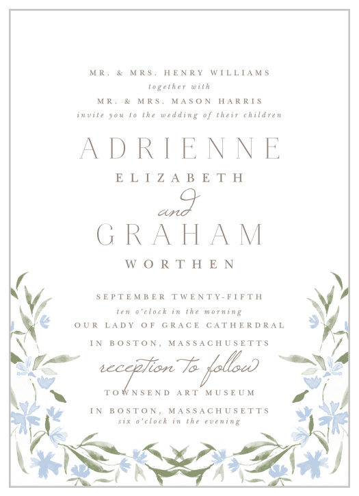 Bring family and friends together for your big day with our Lasting Tradition Wedding Invitations.