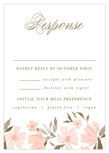 Create a full guestlist for your wedding with our Sprint Bounty Response Cards.