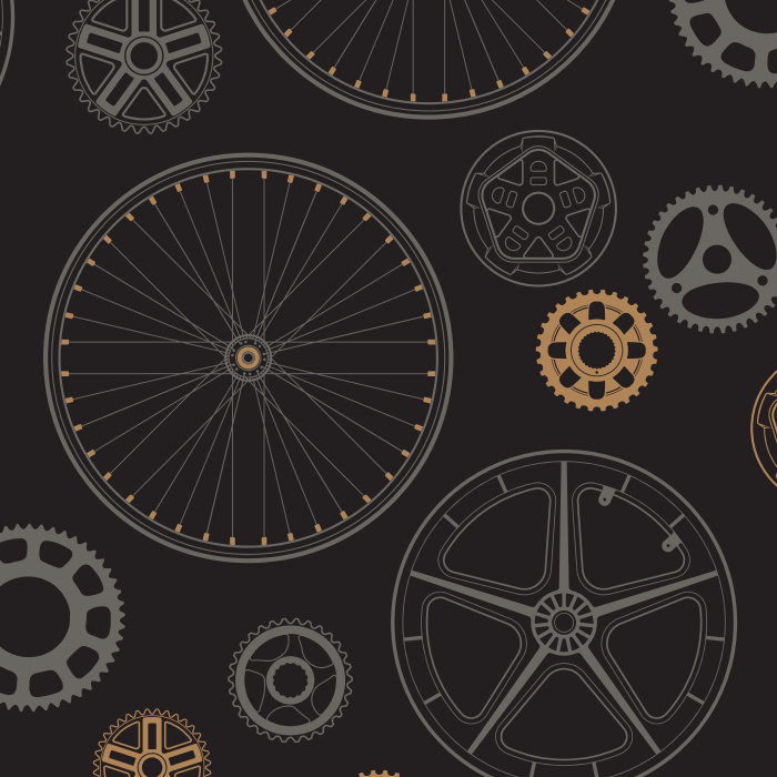 Create the perfect workshop or creative space with our Wheels & Gears Peel and Stick Wallpaper.