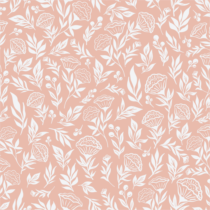 Our Native Plants Peel and Stick Wallpaper create a classic natural look on any wall in your home.