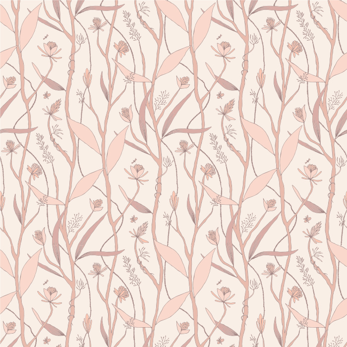 Create a beautifully whimsical feel with our Growing Enredadera Peel and Stick Wallpaper.