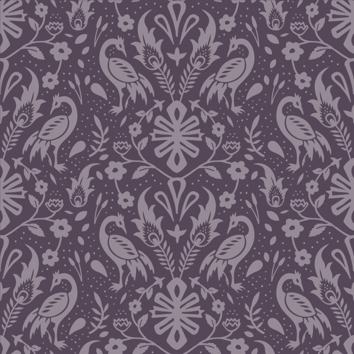 Create the beautifully elegant space you've always wanted with our Peacock Damask Peel and Stick Wallpaper.
