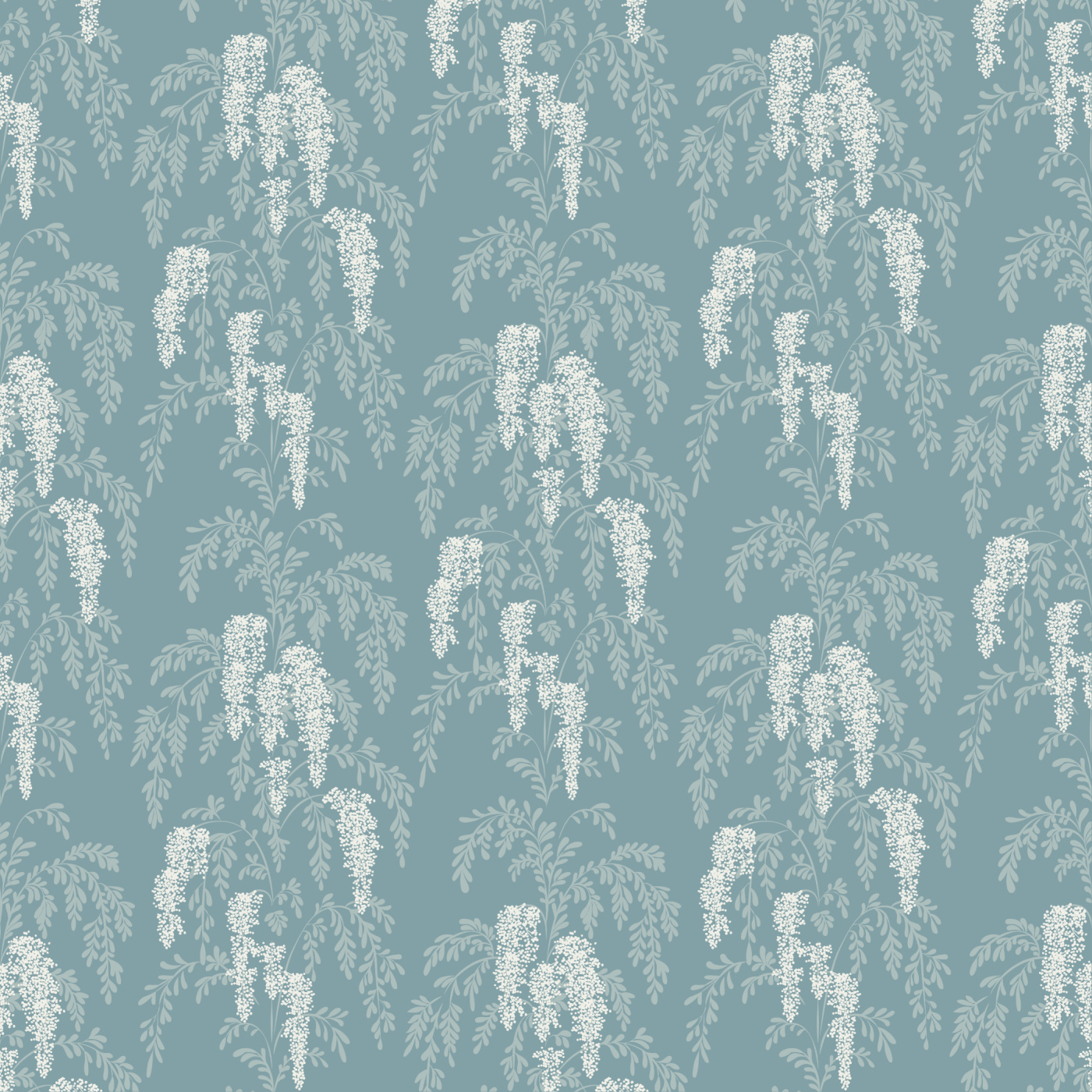 Leafy Cascade Wallpaper