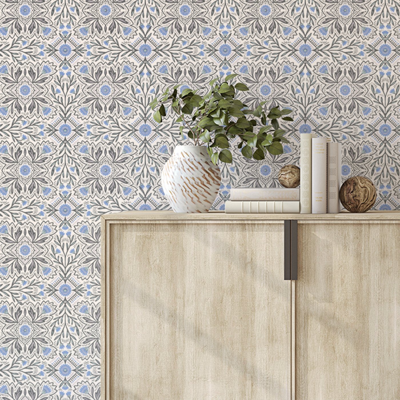 Botanic Boho Peel and Stick Wallpaper | Love vs. Design