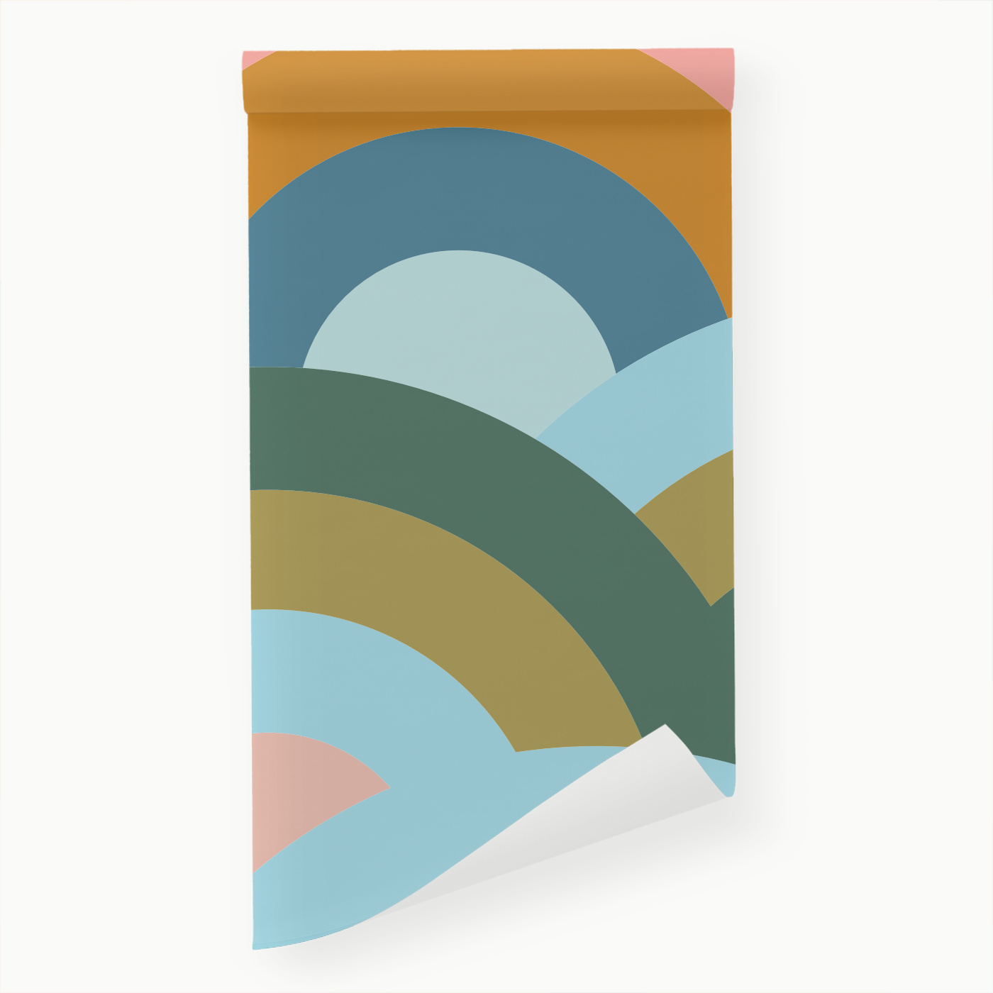 Rainbow Arches Peel and Stick Removable Wallpaper | Love vs. Design