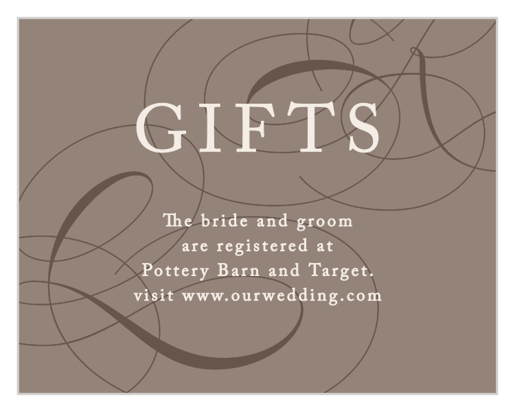 Charming Script Registry Cards