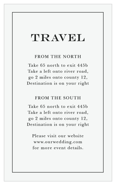 Family and friends will be able to easily find your wedding venue with the help of our Citrus Celebration Direction Cards.