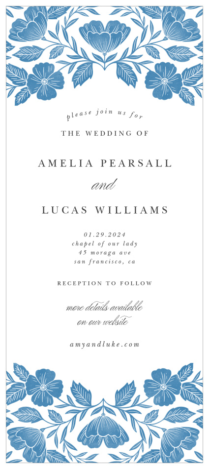 Surround yourselves with close friends and family on your special day with our Fall in Love Tea Wedding Invitations.