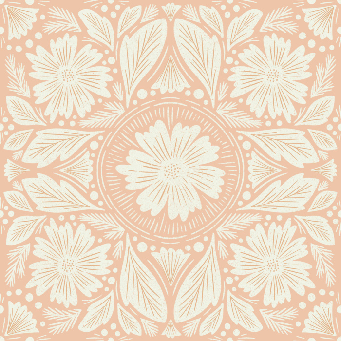 Our Botanic Tile Peel and Stick Wallpaper add a touch of class to any wall you choose in your home.