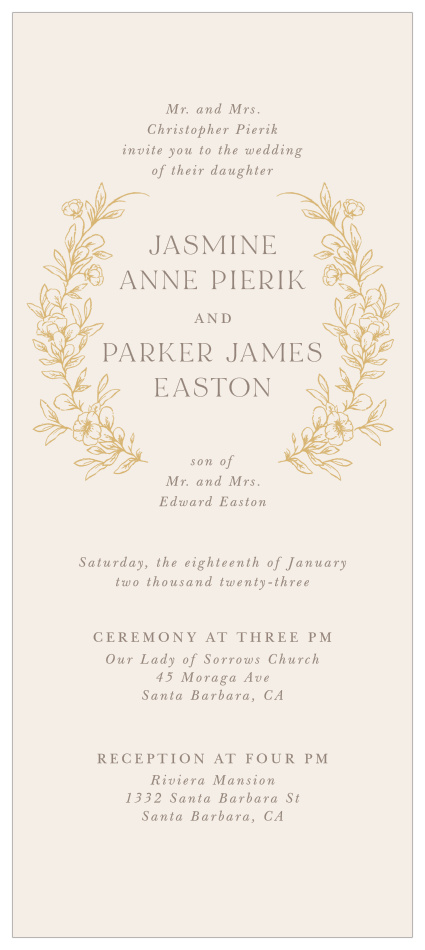 Our Romantic Garden Tea Wedding Invitations gather family and friends together on your special day.