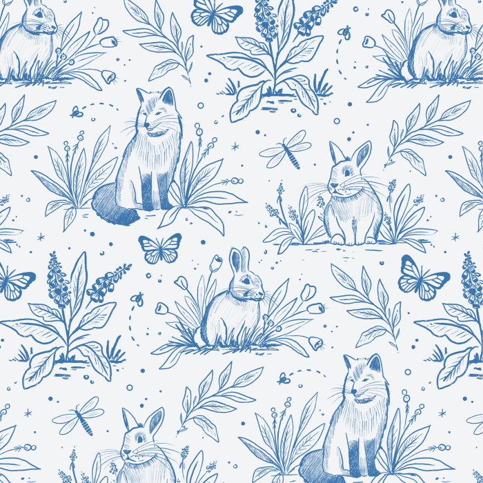 Bring a scene of nature to any wall in your home with our Sweet Woodland Peel and Stick Wallpaper. 