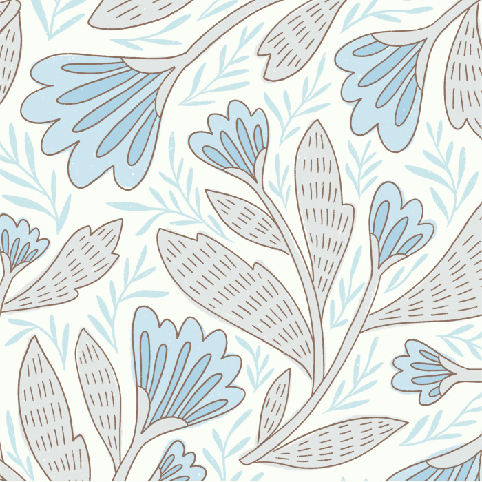 Create a classic greenery statement on any wall in your home with our Boho Florals Peel and Stick Wallpaper.