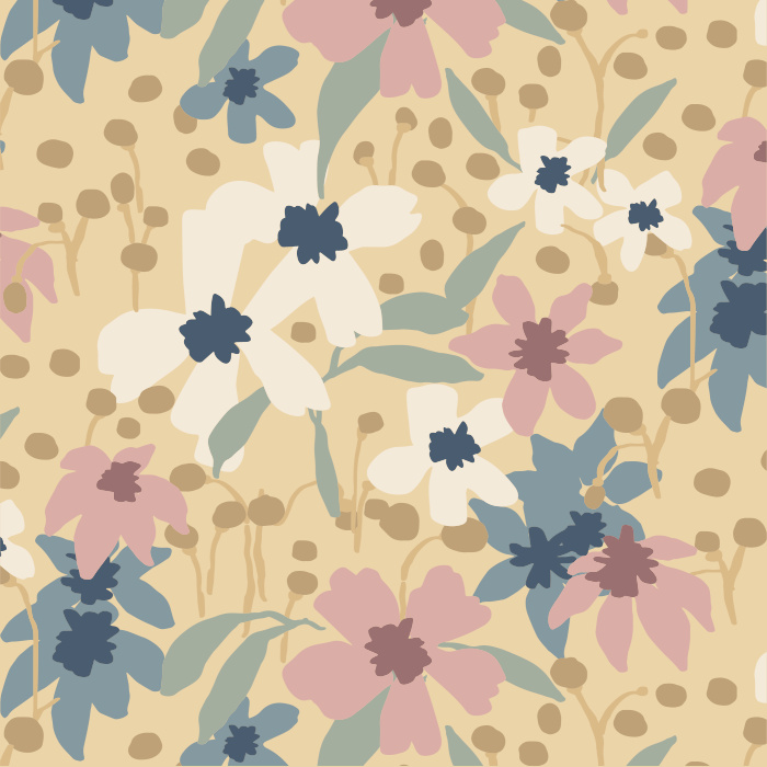 Our Wildflower Fields Peel and Stick Wallpaper is sure to add a colorful garden vibe to any room in your home.