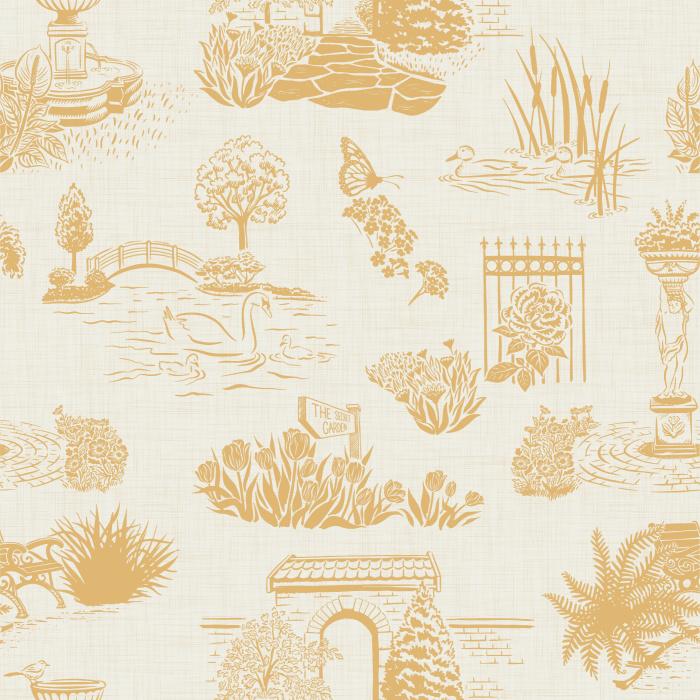Create an enchanting atmosphere with our Private Garden Peel and Stick Wallpaper.