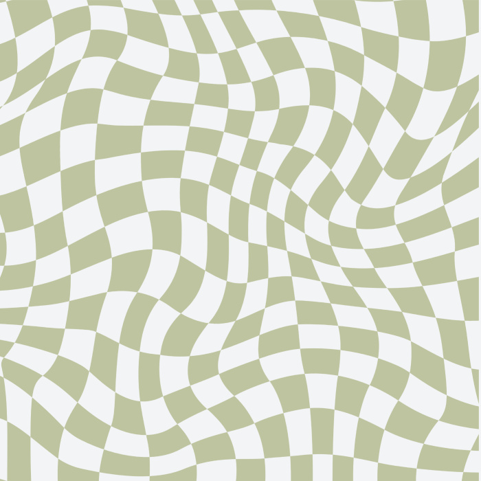 Express your unique, edgy style with the look of our Swirled Check Peel and Stick Wallpaper.