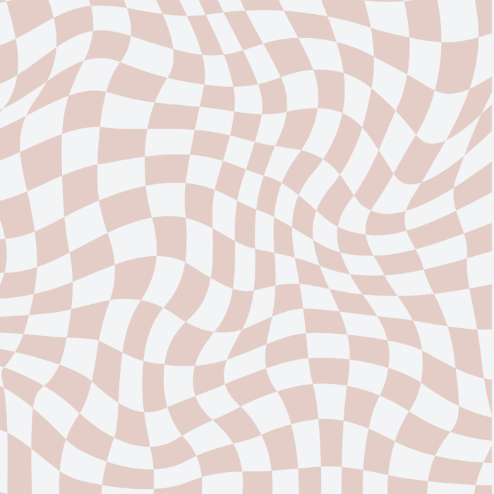 Express your unique, edgy style with the look of our Swirled Check Peel and Stick Wallpaper.