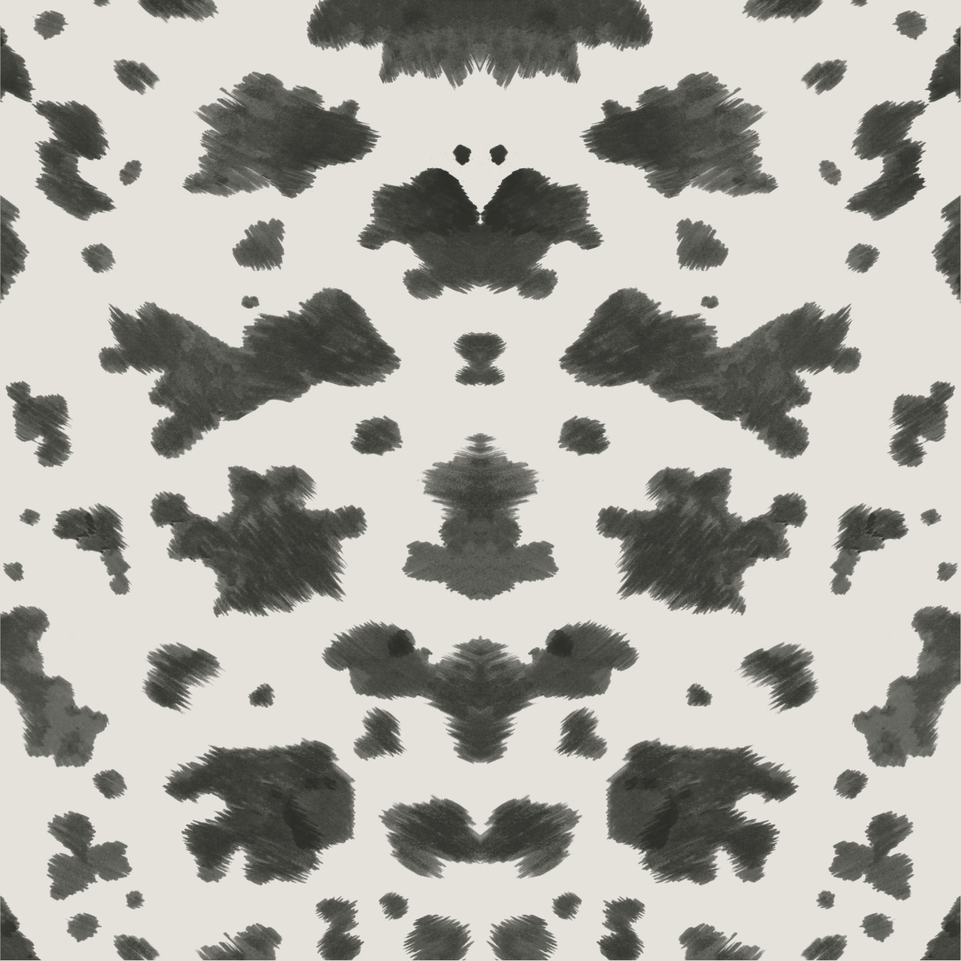 Mirrored Cow Wallpaper