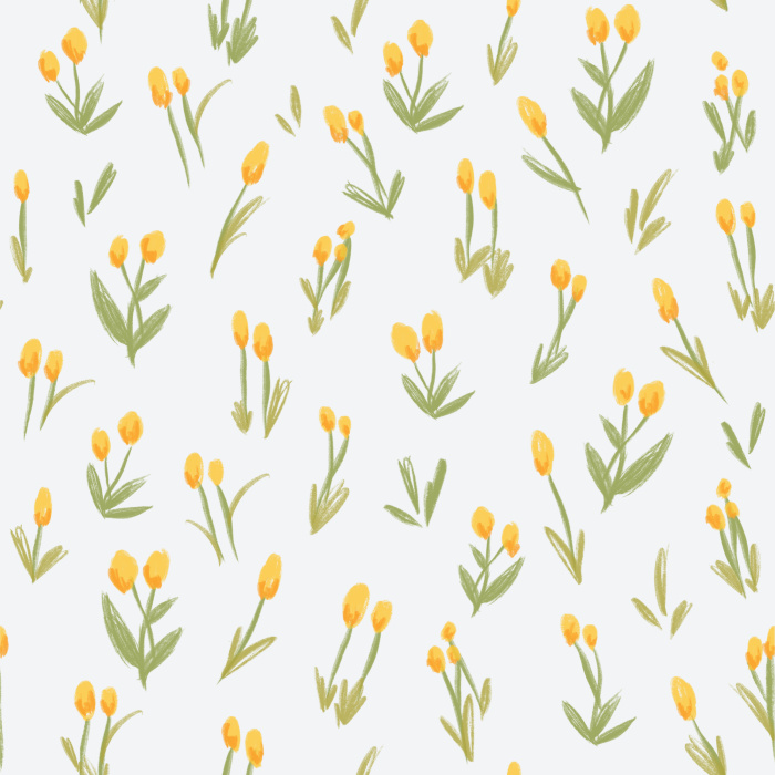 Bring the look of a romantic garden to any wall in your home with our Tulip Joy Peel and Stick Wallpaper.
