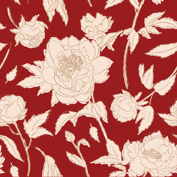 Our Sketched Peonies Peel and Stick Wallpaper is sure to bring a floral touch to any wall in your home.