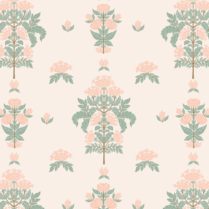 Add a cottage look to any wall in your home with our Farmhouse Damask Peel and Stick Wallpaper.