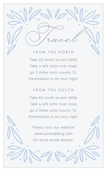 Family and friends will have no issue finding their way to your venue with the help of our Bursting Frame Direction Cards.